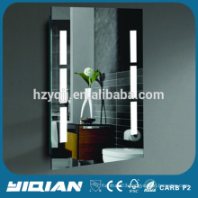 Back lighted Mirror with 2 Vertical Lights One Touch Frame-less LED White Light Mirror